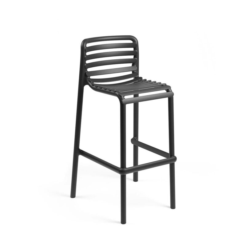 Nardi doga tall bar stool - charcoal