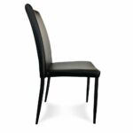 ByDezign Manoli Dining Chair - Black (Profile View)