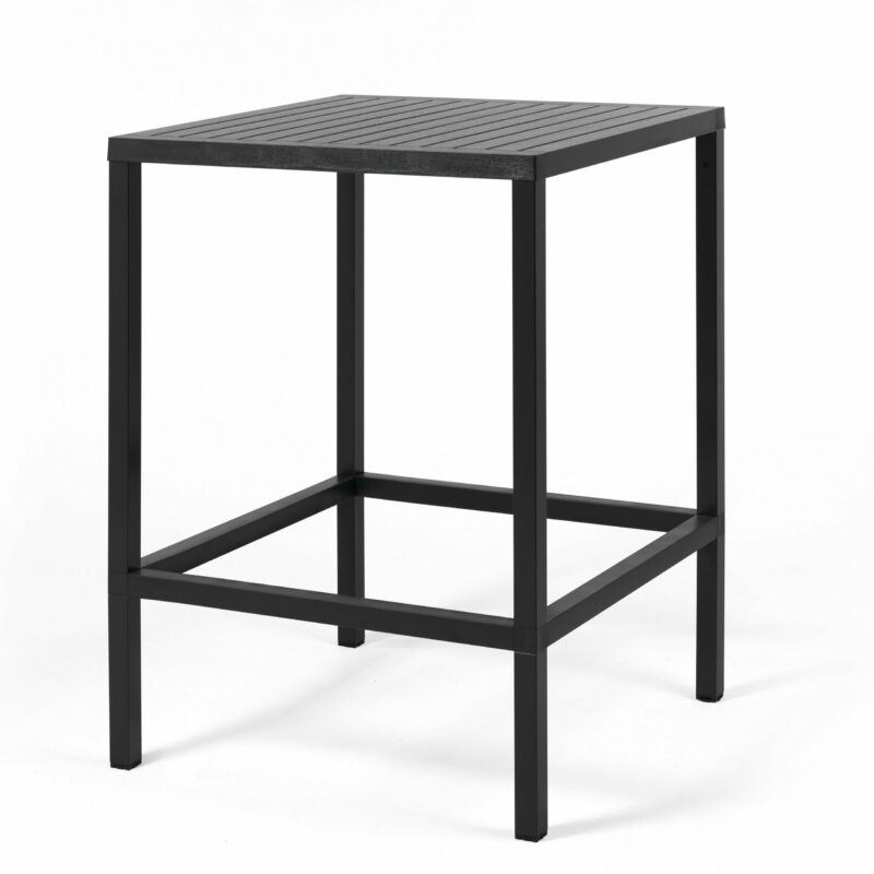 Nardi cube 80 outdoor bar leaner - charcoal