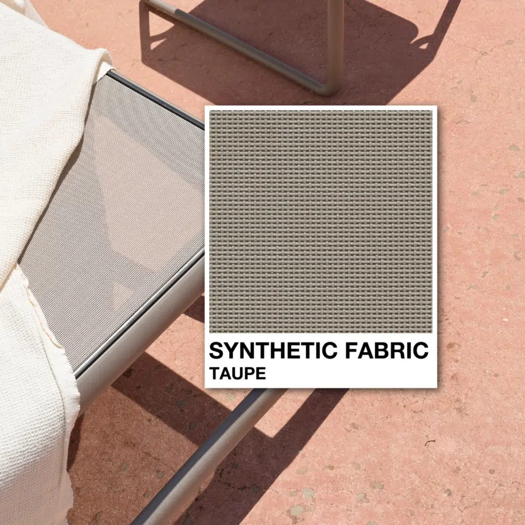 Atlantico Sun Lounger 19 Nardi atlantico sun lounger - taupe & taupe synthetic fabric swatch