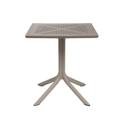 Clip-X 70 Outdoor Balcony Table 22 Nardi clip 70 taupe transparent