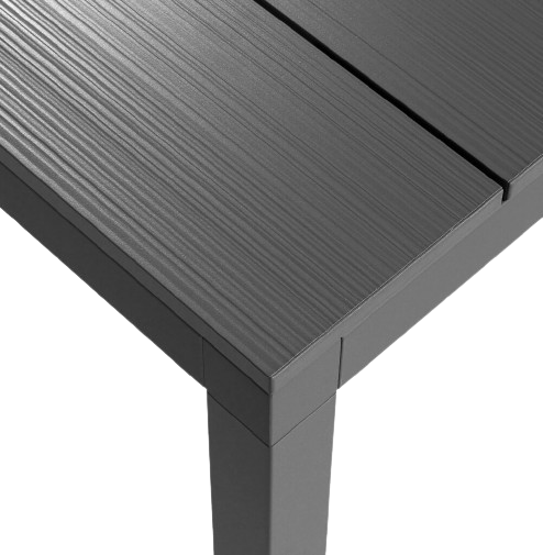 Rio-alu-extendable-table-top-texture-leg-details-charcoal-colour-1002x1024-transparent