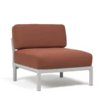 NARDI Central Module - Gesso + Cinnamon Sunbrella Cushion NARDI Central Module - Gesso + Cinnamon Sunbrella Cushion