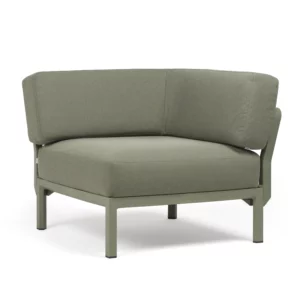 NARDI Corner Angle Module - Cactus + Thyme Sunbrella Cushion