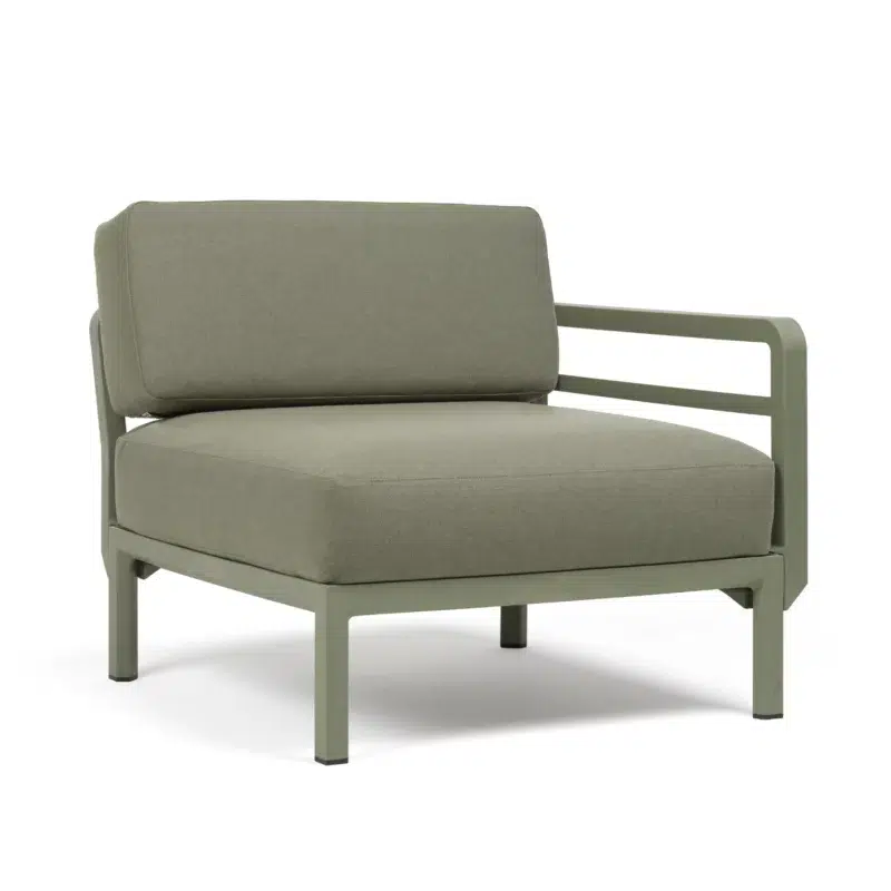 Nardi end module - cactus + thyme sunbrella cushion