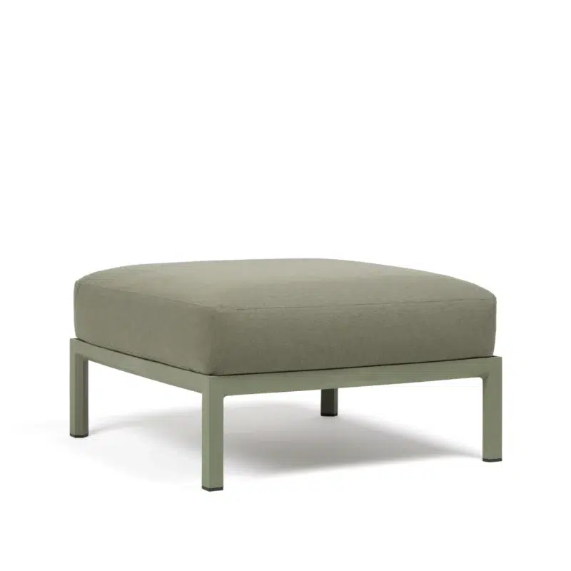 Nardi maximo pouf - cactus + thyme sunbrella cushion