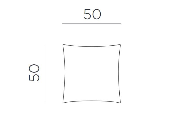 Sunbrella® 50X50 Maximo 1 Nardi sunbrella maximo 50x50 cushion dimensions